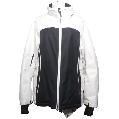 Ski jacket (White, Black) from Alpine Elastane, Polyamide, Polyester