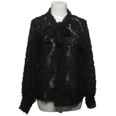 Knytblus (Svart) från New Collection