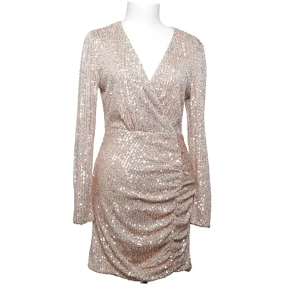 Cocktailklänning (Beige, Silverfärgad) från Copperose Polyester