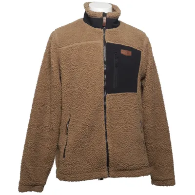 Fleece jacket (Brown, Black) from Kayoba Polyester