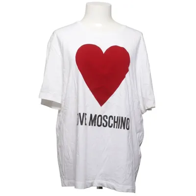 T-shirt (White, Red, Black) from Love Moschino Cotton, Elastane