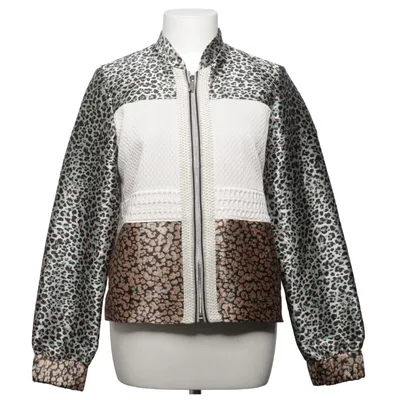Bomber jacket (Beige, Green, Multicolored) from Valerie Polyester