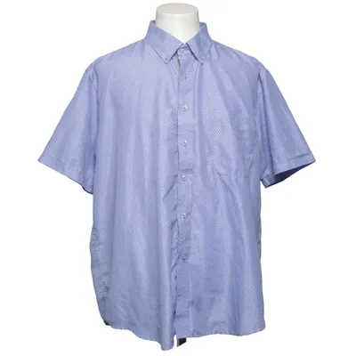 Short sleeve shirt (Blue, White) from Attore Camicia Cotton, Polyester