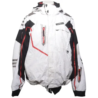 Ski jacket (White, Black, Red) from Icepeak Polyamide