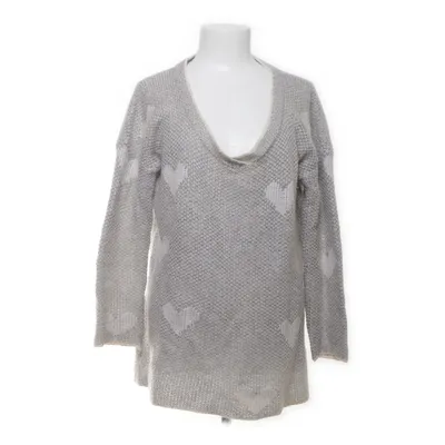 Pull-over (Gris, Blanc) de Mrs. Foxworthy Acrylique, Mohair, Polyamide