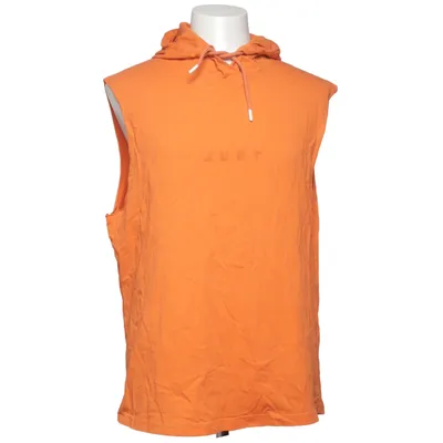 Korte mouwen capuchon sweater (Oranje) van DeFacto