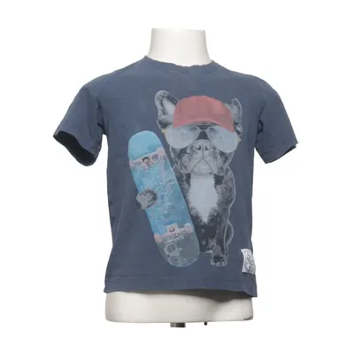 T-shirt (Blauw) van Name It Katoen, Elastaan