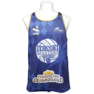 Basketball Hemd (Blau, Gelb) von Nine Polyester