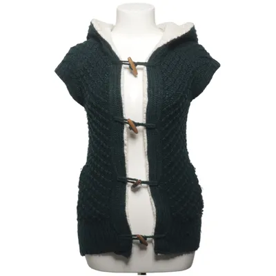 Weste (Grün, Beige) von Zara Knit Acryl, Polyester, Wolle