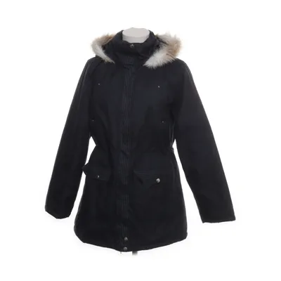 Parka (Black) from Atlas for Women Polyester, Faux fur, Fox fur