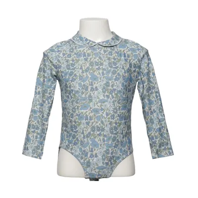 Maillot de bain une pièce (Bleu, Vert, Blanc) de Petit Crabe Élasthane, Polyamide