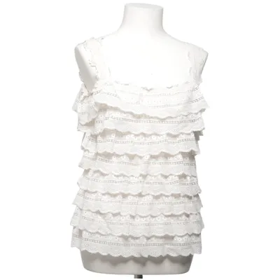 Haut (Blanc) de Rosemunde Coton, Soie