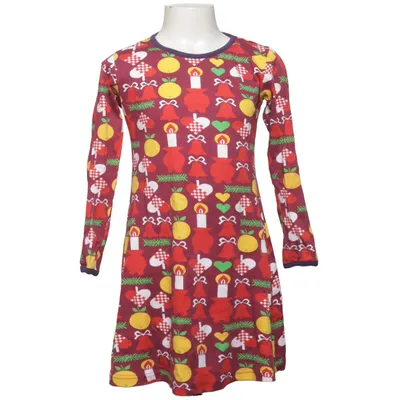 Kleid (Rot, Mehrfarbig) von Duns Bio-Baumwolle