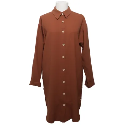 Skjortklänning (Brun) från Rita Polyester