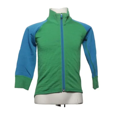 Fleece jacket (Green, Blue) from Polarn O. Pyret Merino wool