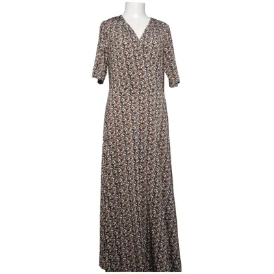 Maxikleid (Grün, Braun, Weiß) von Jumperfabriken Elasthan, Viskose