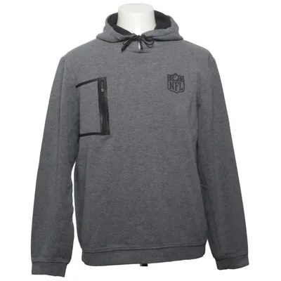 Hoodie (Gray, Black) from NFL Cotton, Polyester
