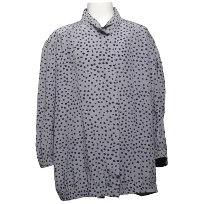 Blouse (Gray, Blue) from Vuokko