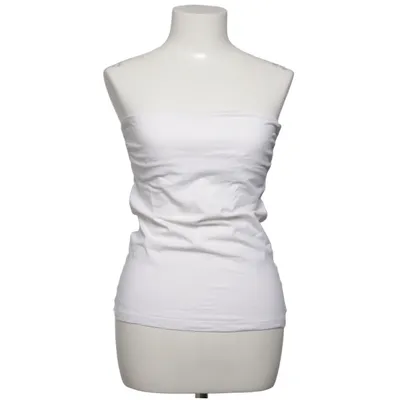 Tubetop (Hvid) fra H&M Basic Bomuld, Elastan