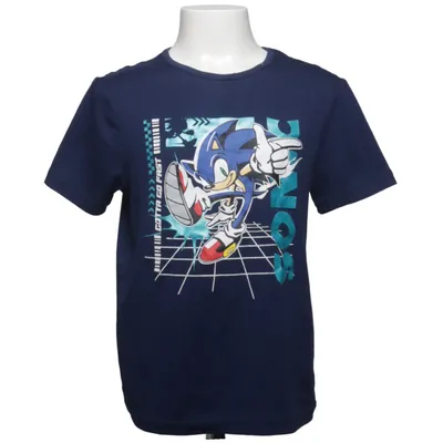 T-shirt (Blå, Flerfärgad) från sonic the hedgehog Elastan, Polyester