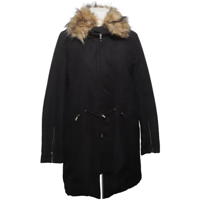 Parkas (Svart, Beige) från Mango Casual Akryl, Polyester