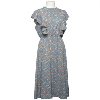 Klänning (Blå, Flerfärgad) från Yidarton Elastan, Polyester