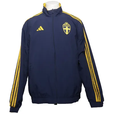 Vendbar jakke (Blå, Gul) fra Adidas Polyamid, Polyester