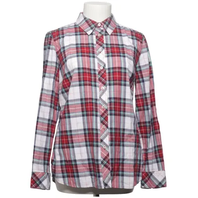 Flannel skjorte (Rød, Hvid, Blå) fra Talbots Bomuld, Metallfiber