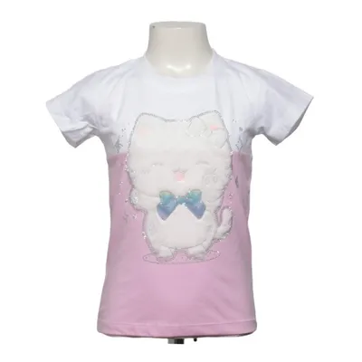 T-shirt (Vit, Rosa) från I Am