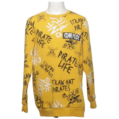 Sweatshirt (Jaune, Noir, Blanc) de Netflix Coton, Polyester