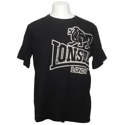 T-shirt (Black) from Lonsdale Cotton, Polyester