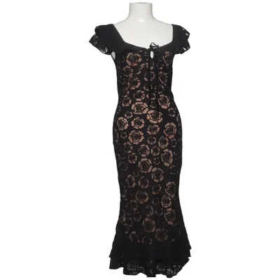 Jurk (Zwart, Beige) van Rihoas Elastaan, Polyester