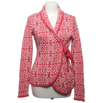 Wrap cardigan (Red, White) from Happy Holly