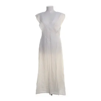 Maxi jurk (Wit) van Massimo Dutti Katoen