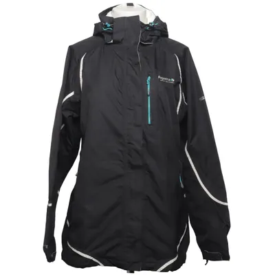Outdoor jacket (Black, White) from Regatta Polyester, Polyurethane