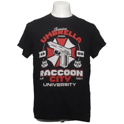 T-shirt (Sort, Flerfarvet) fra Lootchest Bomuld