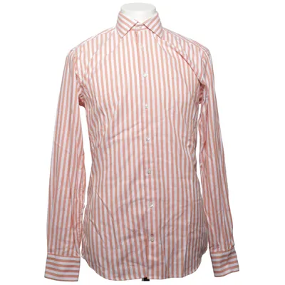 Shirt (Orange, White) from John Henric Cotton