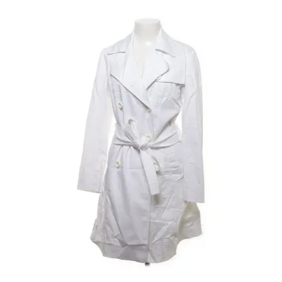 Trenchcoat (Wit) van Holly Golightly Katoen, Elastaan, Viscose