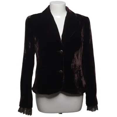 Blazer (Brun) fra Modee Acetat, Silke, Viscose