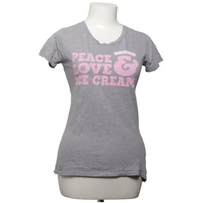 T-shirt (Grau, Pink) von Earth Positive Bio-Baumwolle