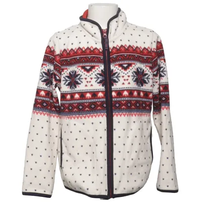 Fleece jacket (White, Blue, Red) from Uniqlo Polyester