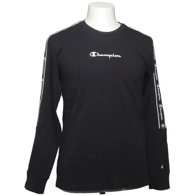 Langærmet t-shirt (Sort) fra Champion Bomuld