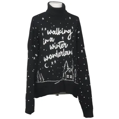 Pul à col roulé (Noir, Blanc) de Missguided Plus