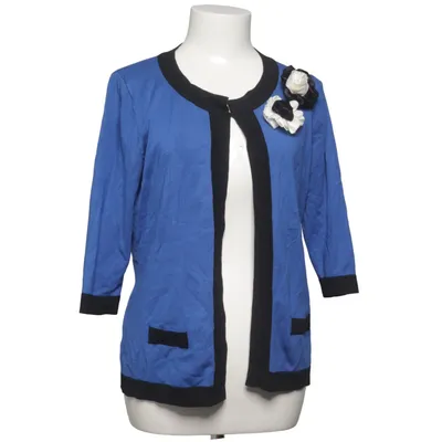 Cardigan (Blue, Black) from August Silk Nylon, Silk, Viscose