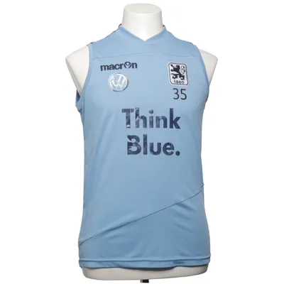 Maillot de football (Bleu, Noir) de Macron Polyester