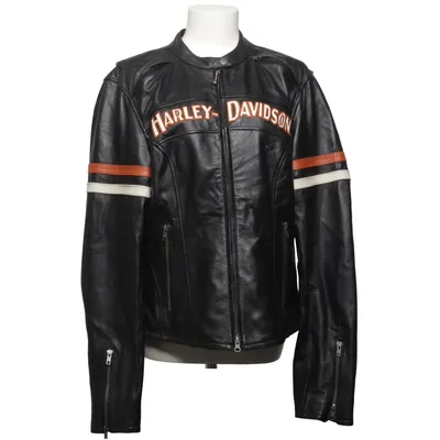 Leather jacket (Black) from Harley Davidson Leather, Polyester