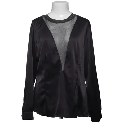 Bluse (Sort) fra Shein Curve Elastan, Polyester