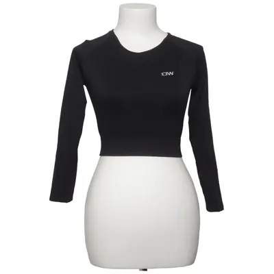 Crop top (Svart) från ICANIWILL Elastan, Polyamid