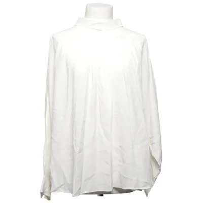 Blouse (White) from Massimo Dutti Polyamide, Silk
