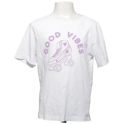 T-shirt (Vit, Lila) från Anko Bomull